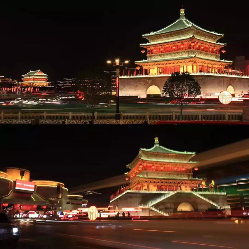 政策 ‖ 木建筑本体照明设施关闭！西安钟鼓楼将调整为夜间泛光照明