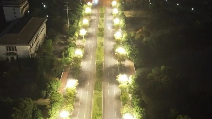 tongling city cuihu 6th road street lighting renovation